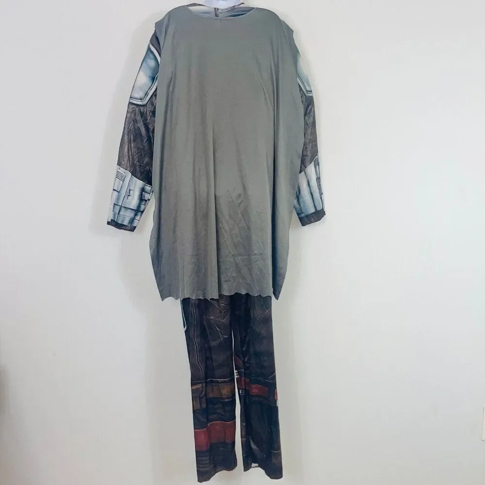 Star Wars Child Size L Costume Mandalorian Gray Black Halloween Dress Up